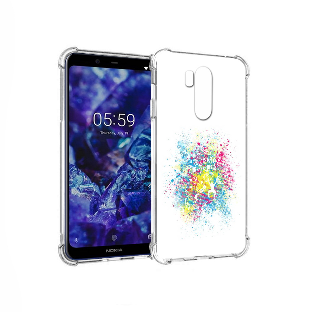 

Чехол MyPads Tocco для Nokia X7 акварель абстракция (PT123767.122.214), Прозрачный, Tocco