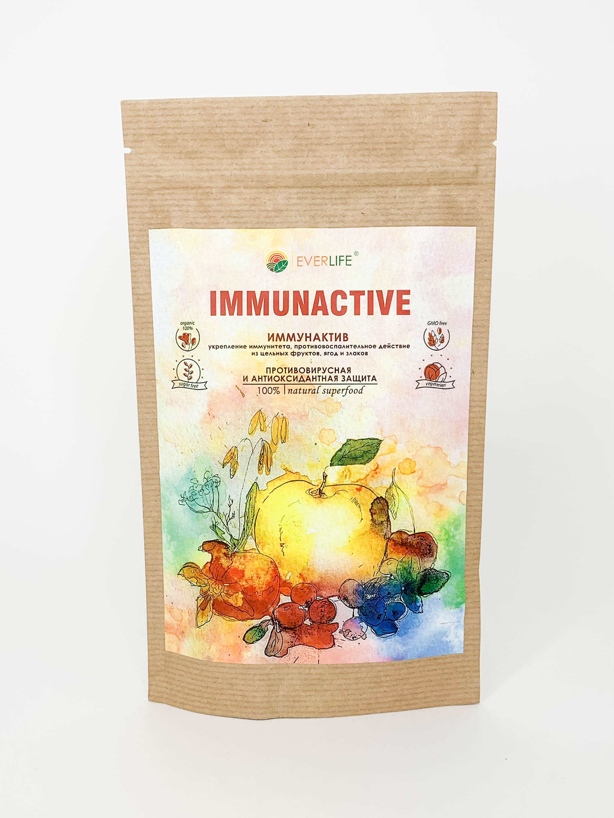 

Пищевая добавка EVERLIFE ягодный порошок, 150г, m01_immunactiv