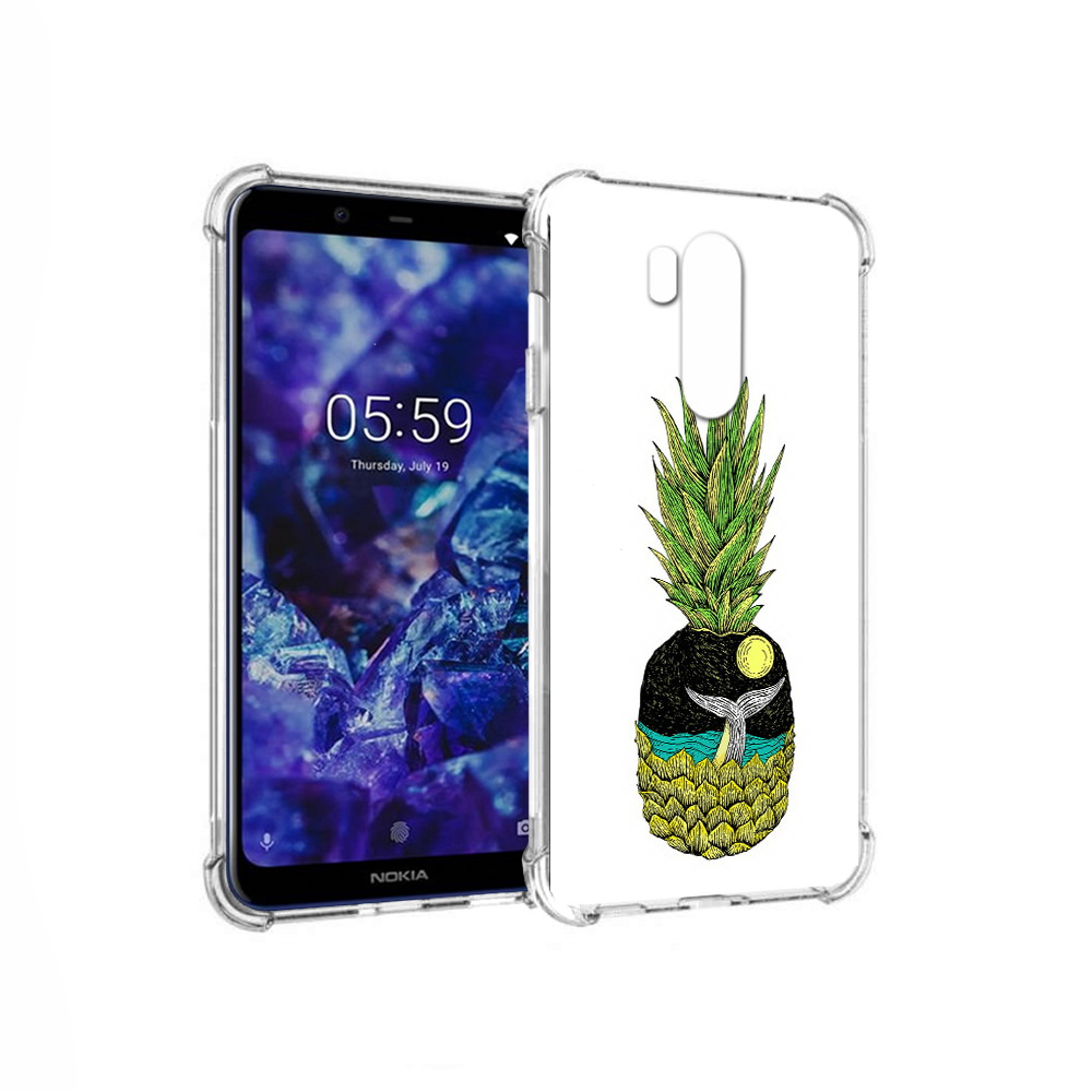

Чехол MyPads Tocco для Nokia X7 ананас с китом (PT123767.122.220), Прозрачный, Tocco