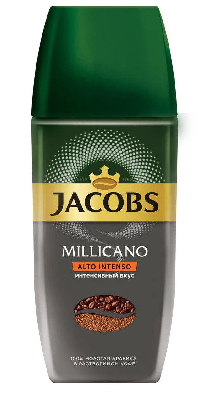 фото Кофе jacobs millicano alto intenso растворимый 90 г