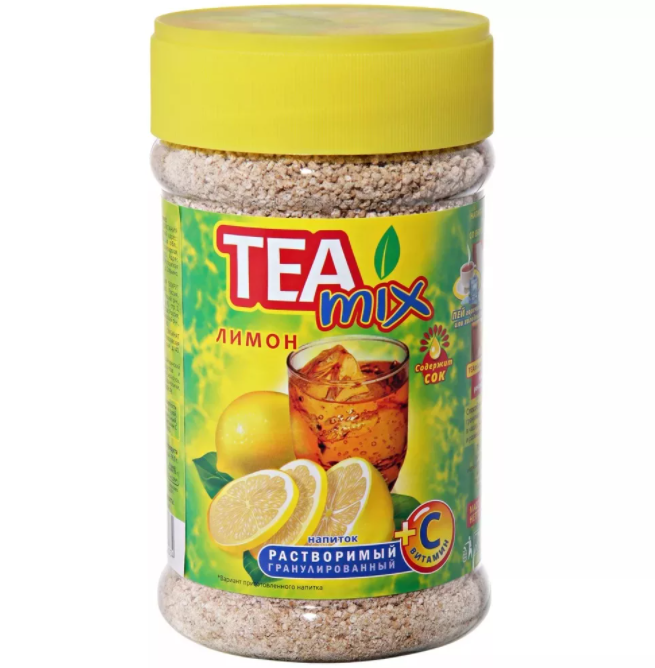 Чайный напиток Tea mix Зеленый чай с лимоном гранулированный 300 г