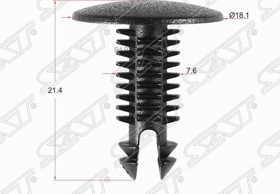 

SAT ST-M11494 Клипса обшивки ALFA ROMEO/FIAT 1 шт. 1шт