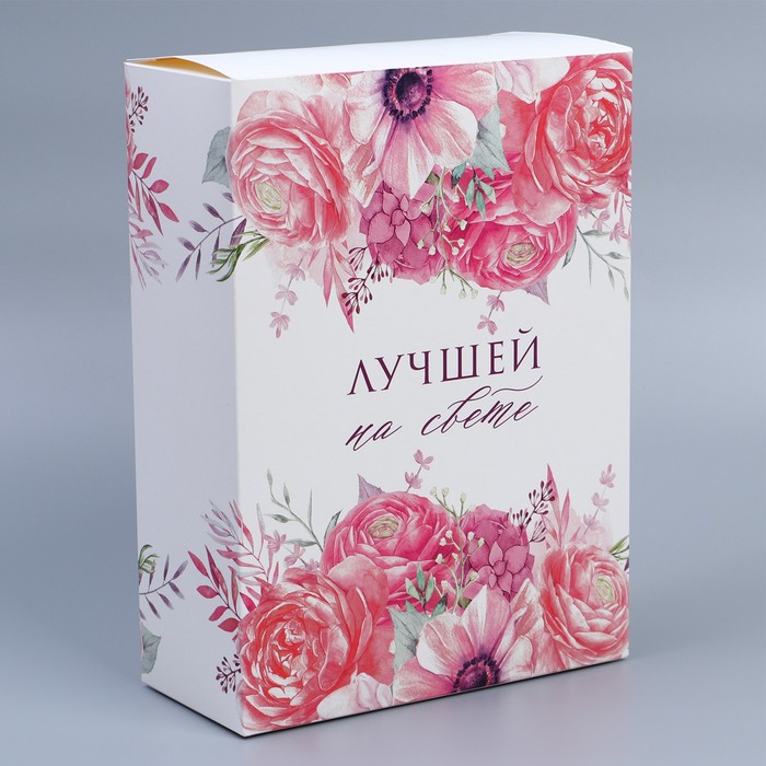 

Коробка складная «Лучшей на свете», 22 х 30 х 10 см, Розовый