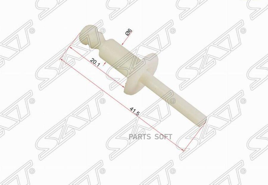 

SAT ST-M11526 Клипса заклепка пластиковая 1 шт. 1шт
