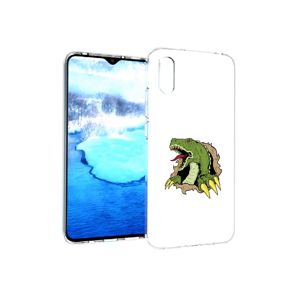 

Чехол MyPads Tocco для Xiaomi Redmi 9A годзила (PT151022.270.290), Прозрачный, Tocco