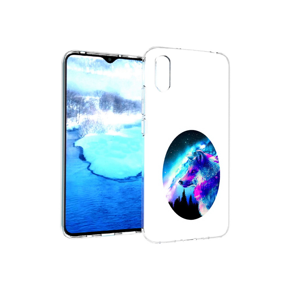 

Чехол MyPads Tocco для Xiaomi Redmi 9A голубой волк (PT151022.270.293), Прозрачный, Tocco