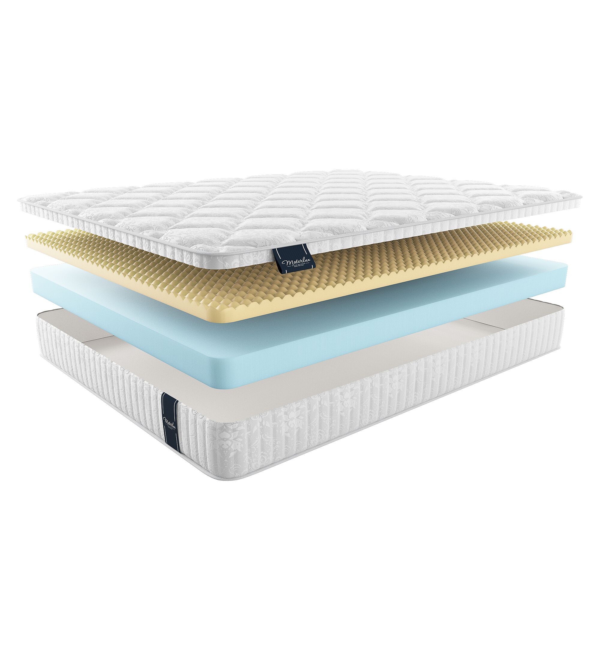 

Матрас Materlux Light-Soft Matis 135х210, Бежевый;белый;серый;серебристый, Matis