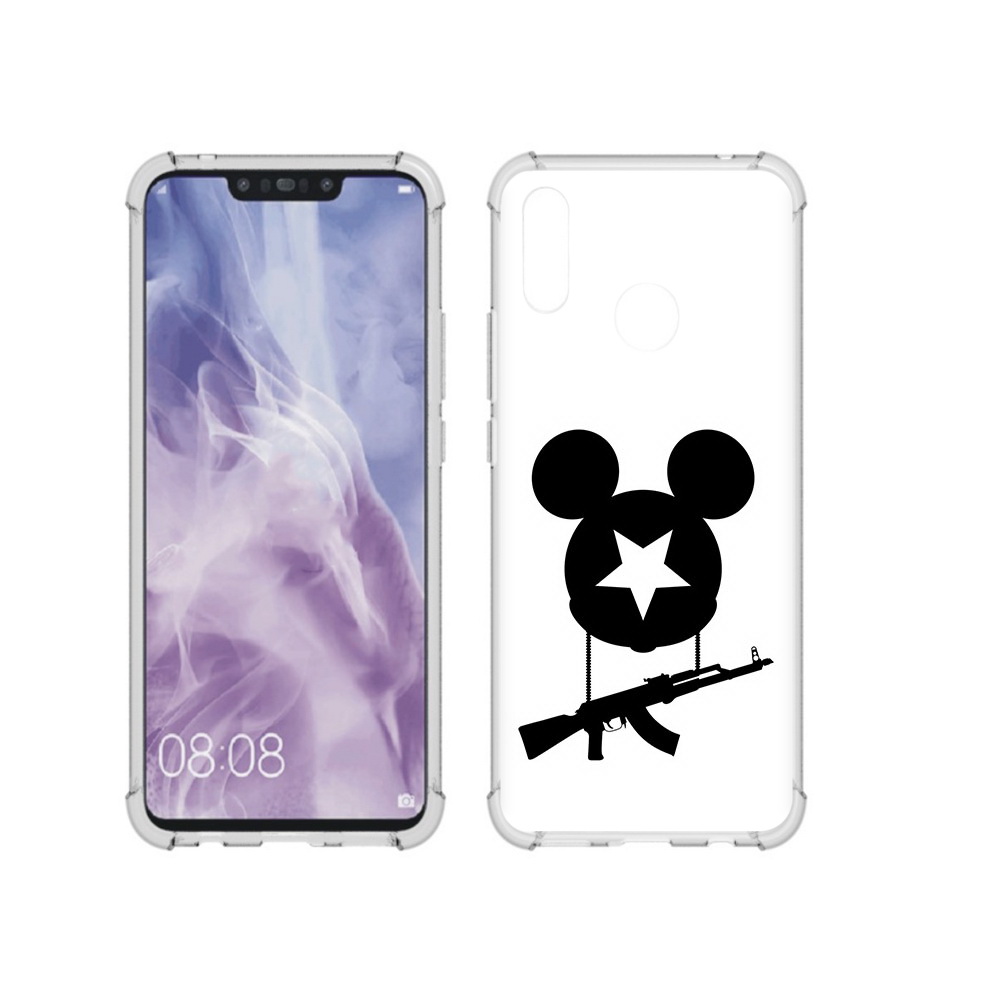 

Чехол MyPads Tocco для Huawei Nova 3i АК Микки (PT227100.63.26), Прозрачный, Tocco
