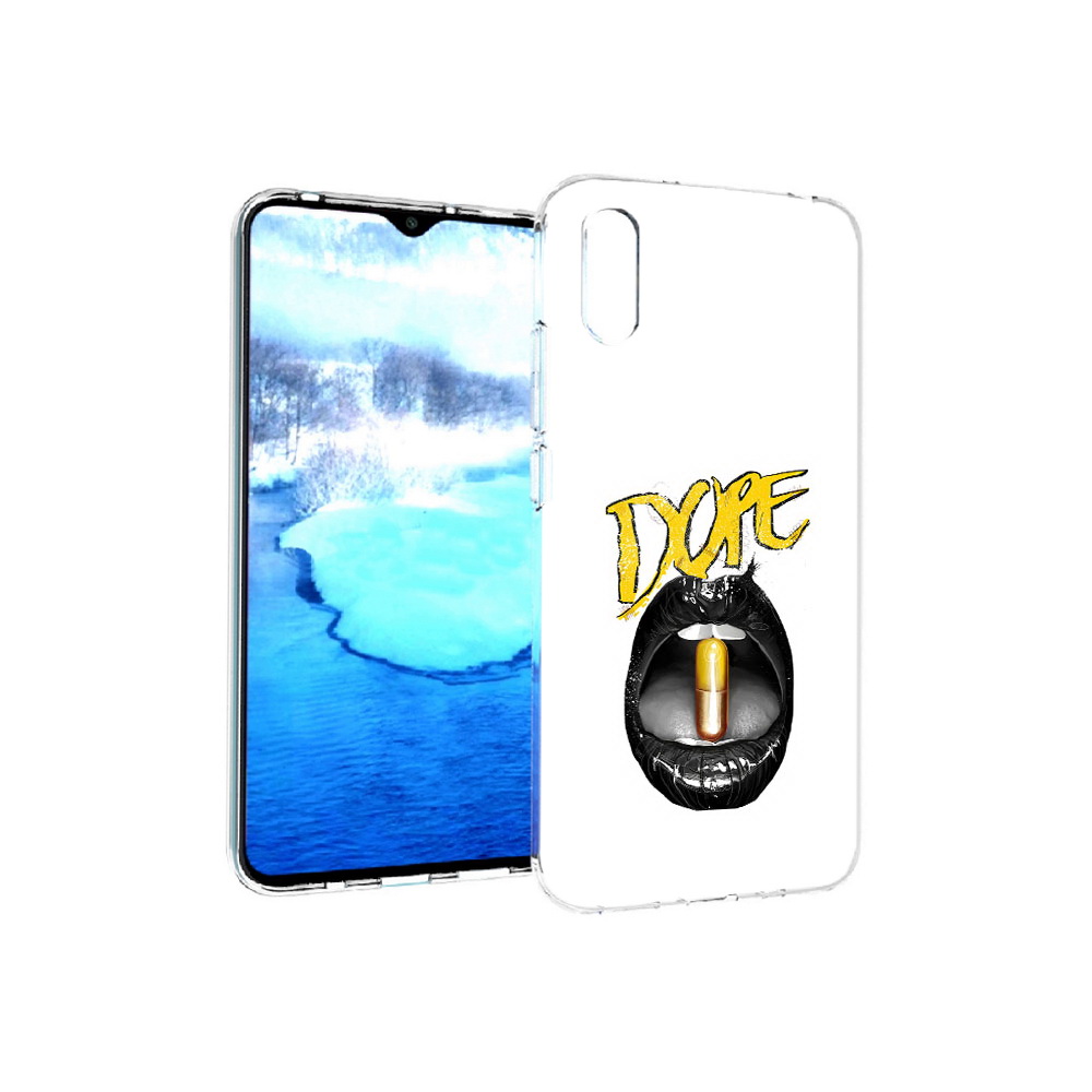 

Чехол MyPads Tocco для Xiaomi Redmi 9A губы (PT151022.270.303), Прозрачный, Tocco