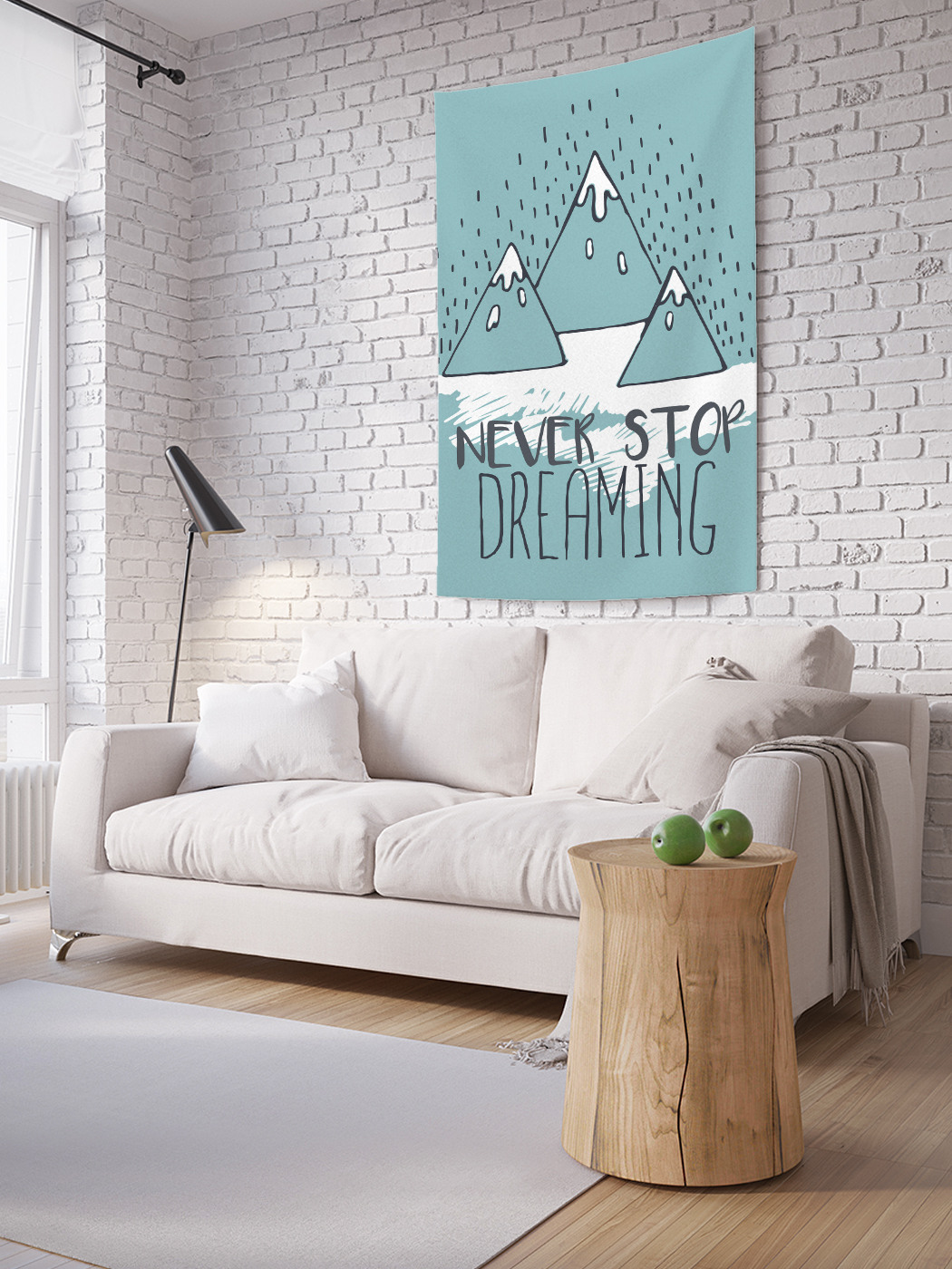 

Вертикальное фотопанно на стену JoyArty Мечтай всегда 150x200 см, Мечтай всегда