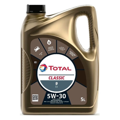 

Моторное масло TOTAL синтетическое CLASSIC 9 C2C3 5W30 5л