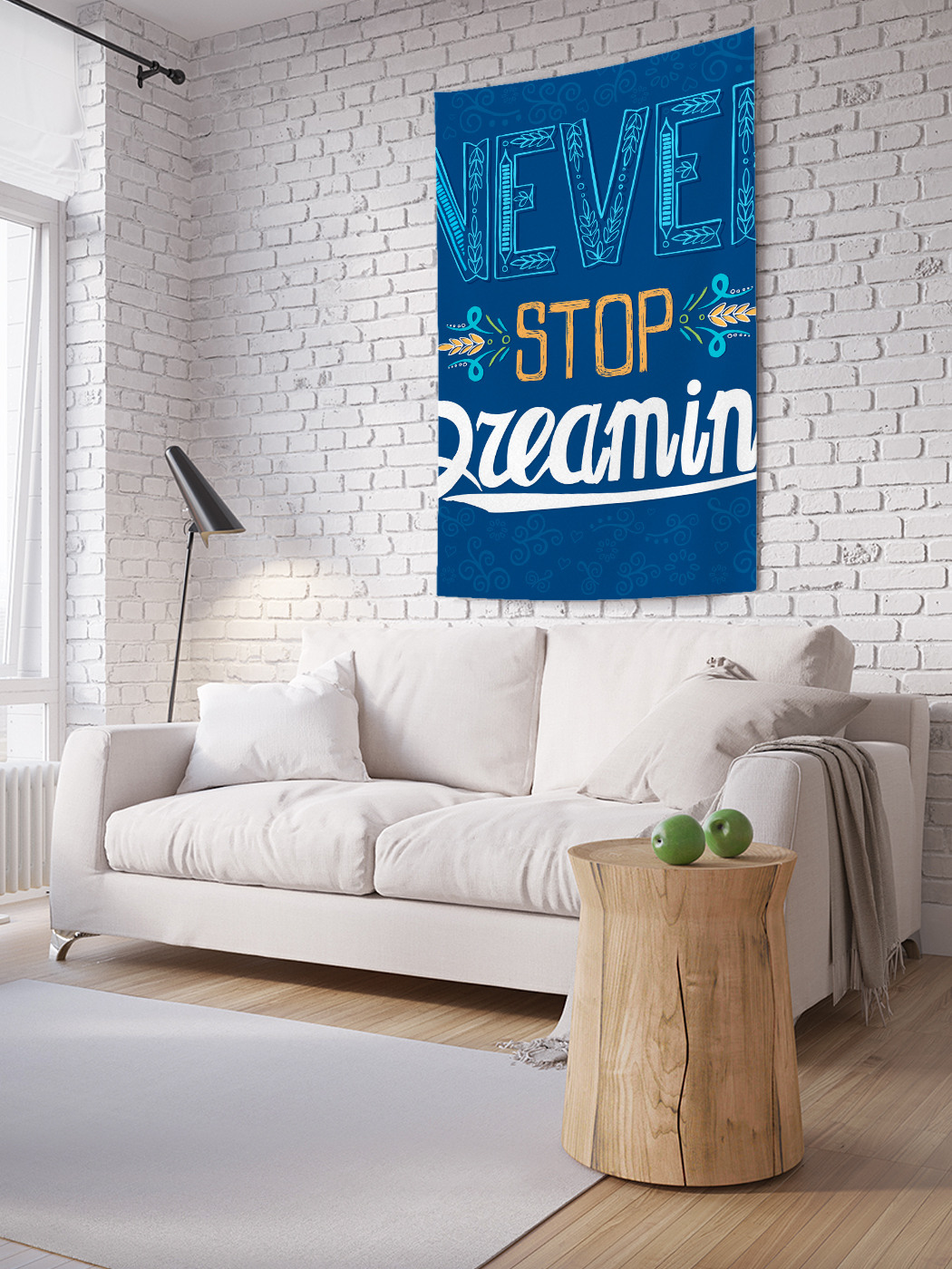 

Вертикальное фотопанно на стену JoyArty Не останавливайся мечтать 150x200 см, Не останавливайся мечтать