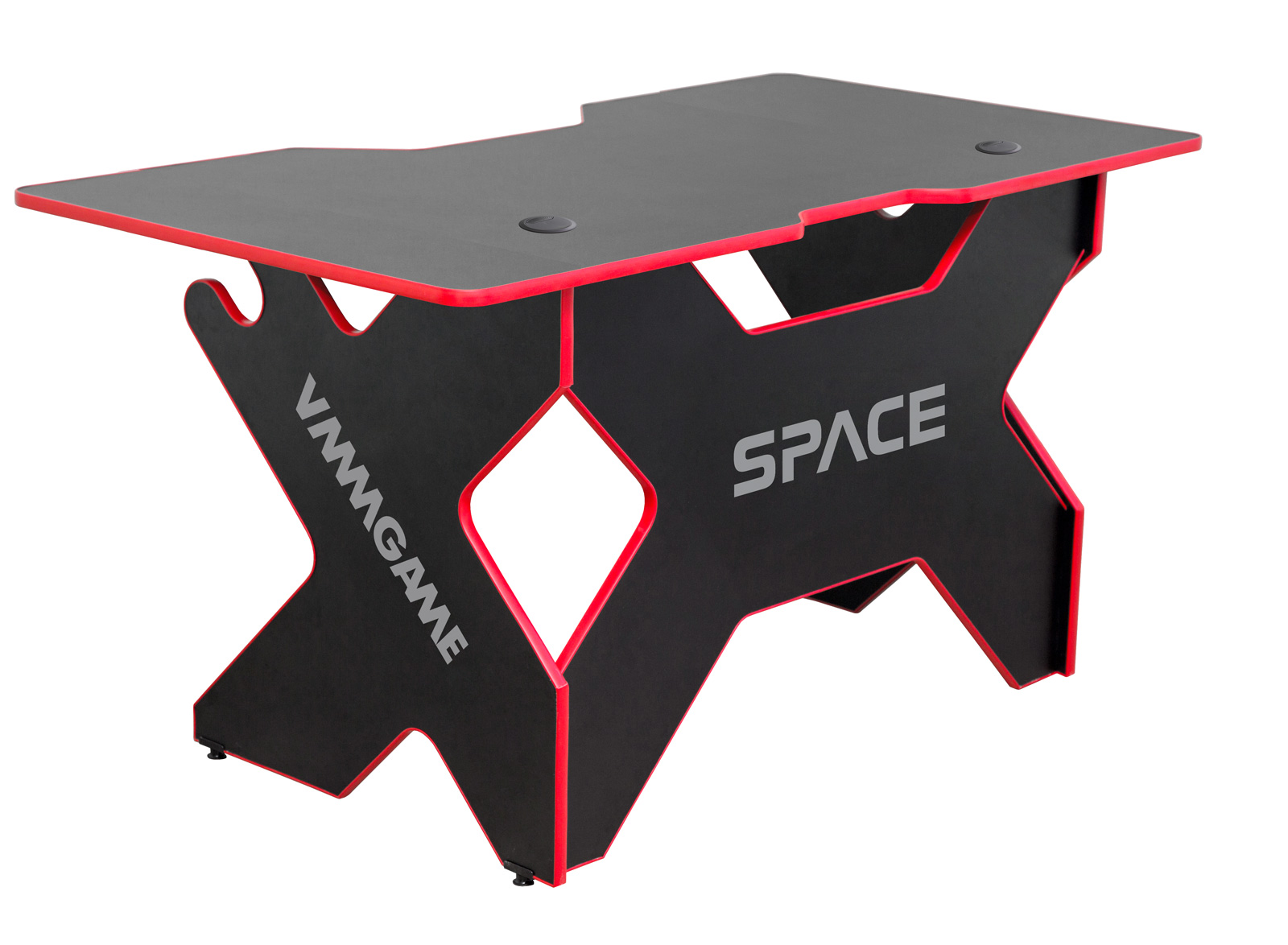 фото Игровой компьютерный стол vmmgame space dark 140 red st-3brd