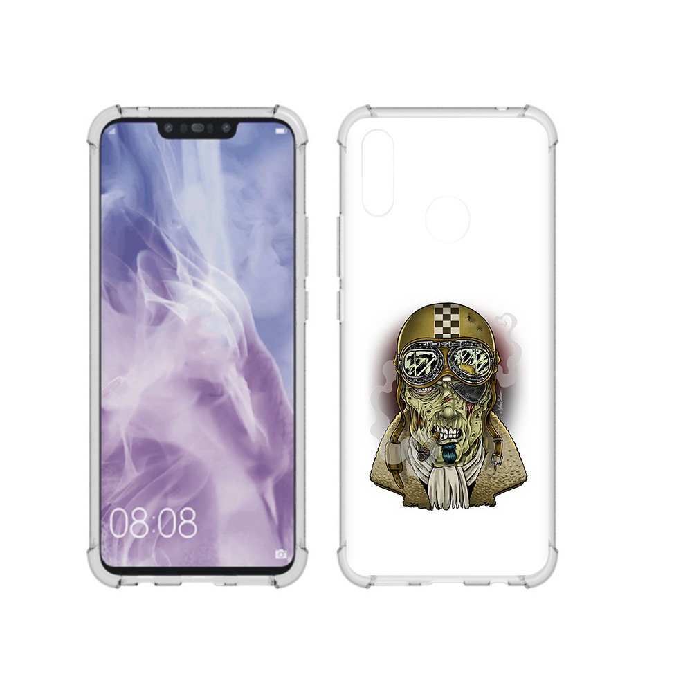 

Чехол MyPads Tocco для Huawei Nova 3i военный зомби (PT227100.63.264), Прозрачный, Tocco