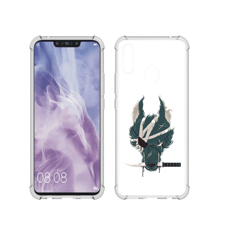

Чехол MyPads Tocco для Huawei Nova 3i волк-разбойник (PT227100.63.271), Прозрачный, Tocco