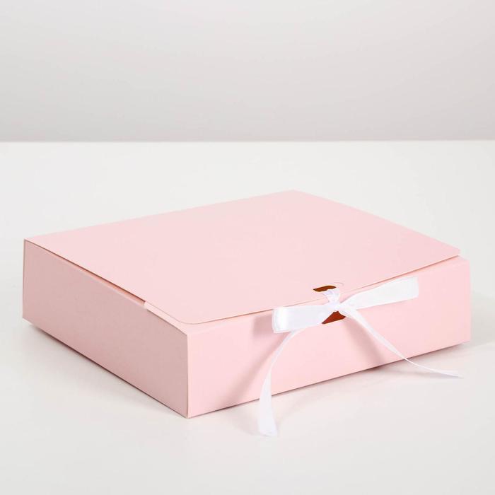 

Коробка складная «Розовая», 31 х 24,5 х 9 см, Розовый