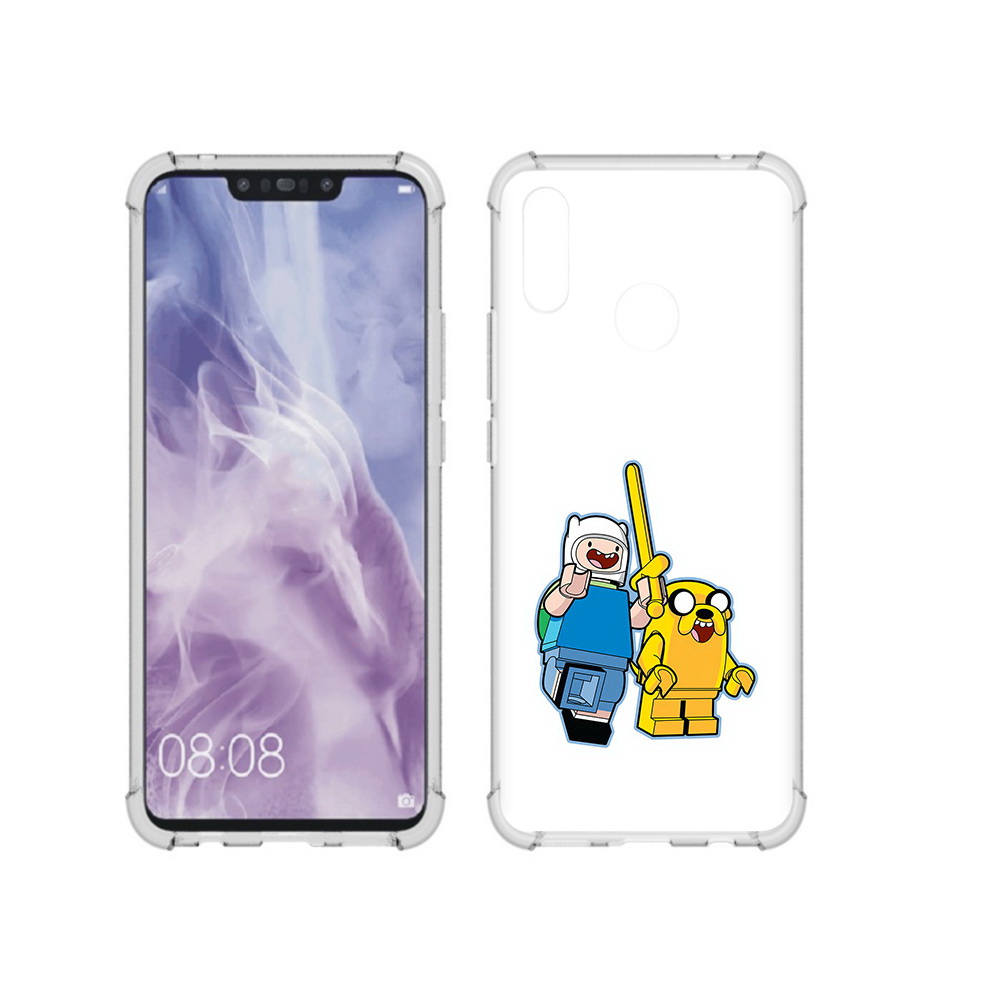 

Чехол MyPads Tocco для Huawei Nova 3i время приключений лего (PT227100.63.274), Прозрачный, Tocco