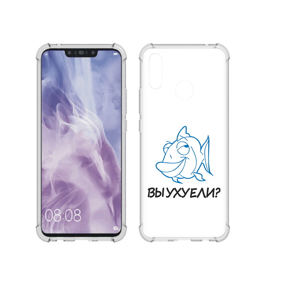 

Чехол MyPads Tocco для Huawei Nova 3i вы ухуели (PT227100.63.282), Прозрачный, Tocco