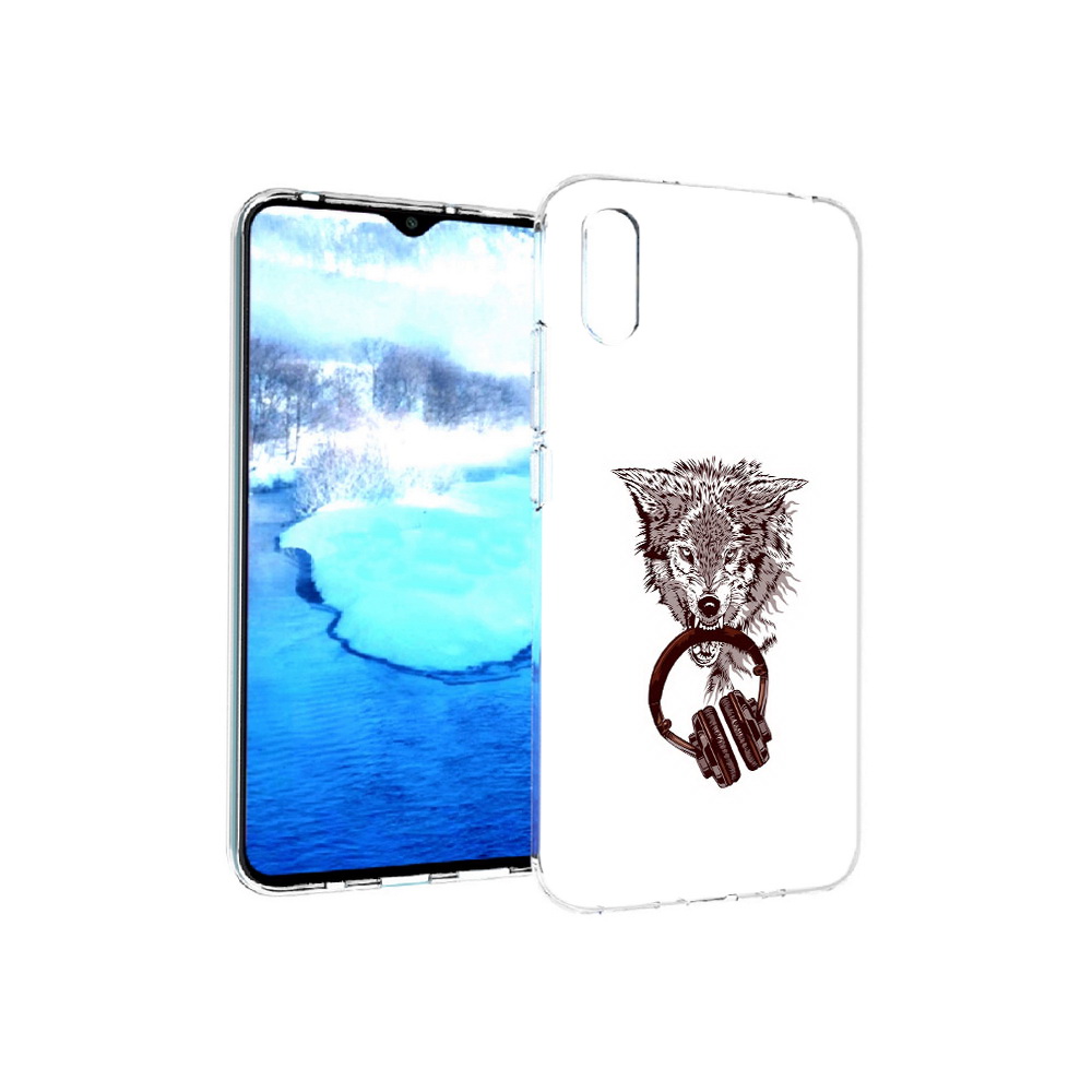 

Чехол MyPads Tocco для Xiaomi Redmi 9A дикий волк (PT151022.270.325), Прозрачный, Tocco