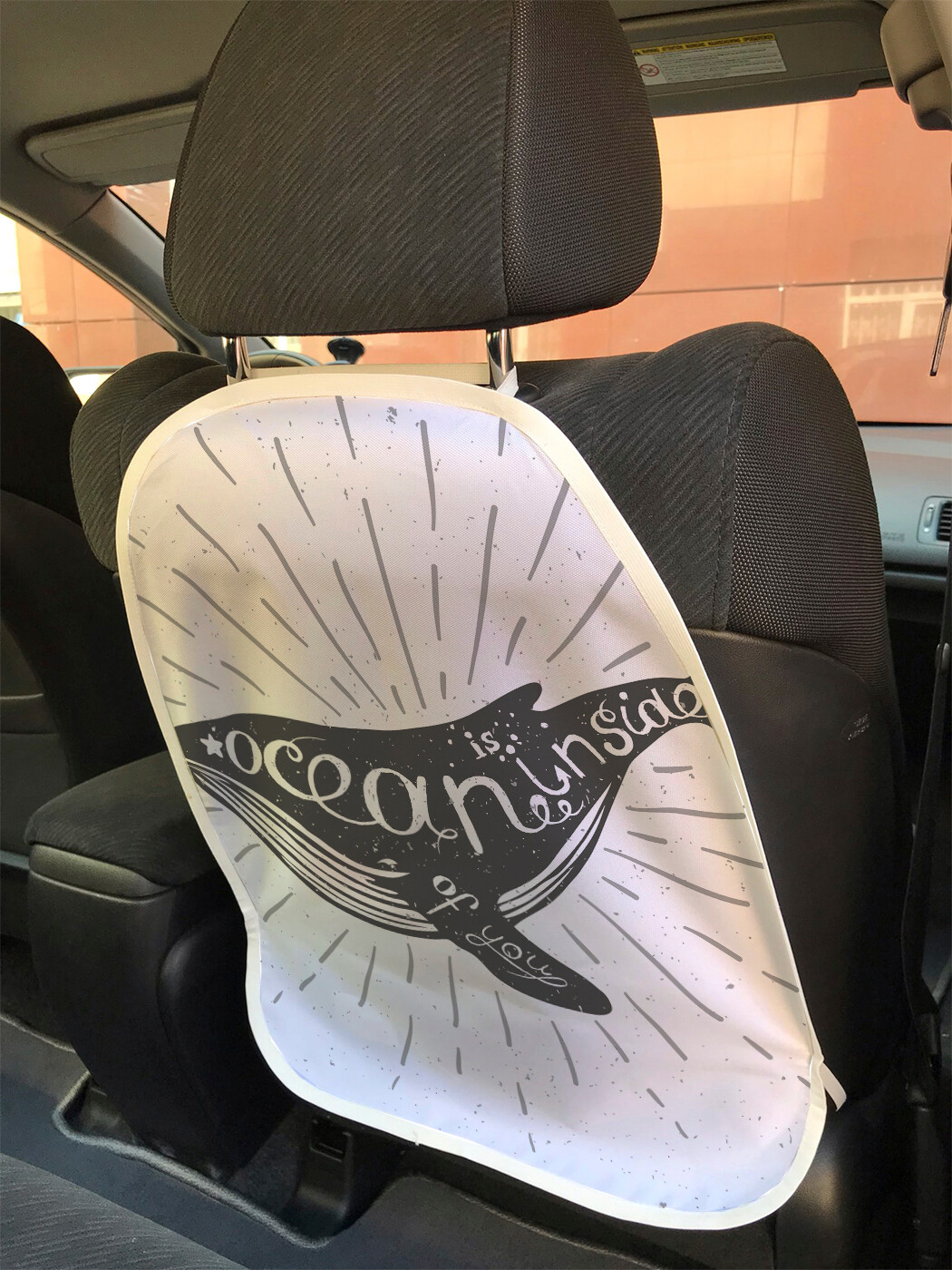 

Накидка на спинку сиденья JoyArty Касатка и надписи, 45х62, Касатка и надписи