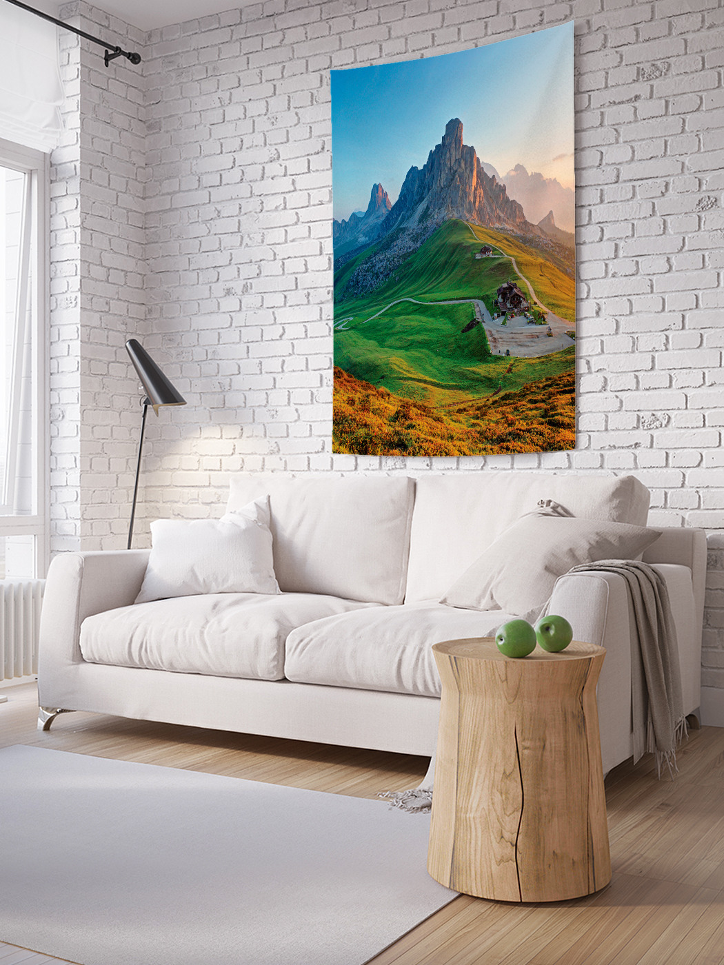 

Вертикальное фотопанно на стену JoyArty Зеленые горы 150x200 см, Зеленые горы