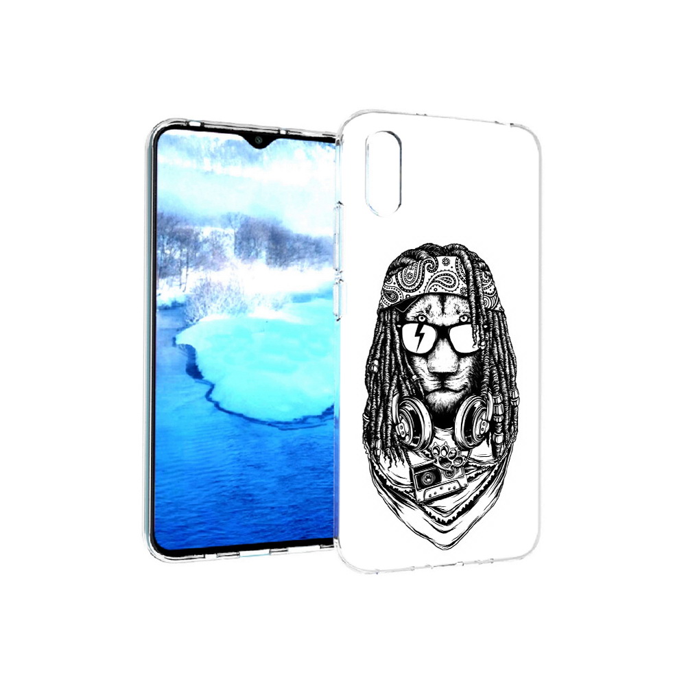 

Чехол MyPads Tocco для Xiaomi Redmi 9A дреды льва (PT151022.270.338), Прозрачный, Tocco