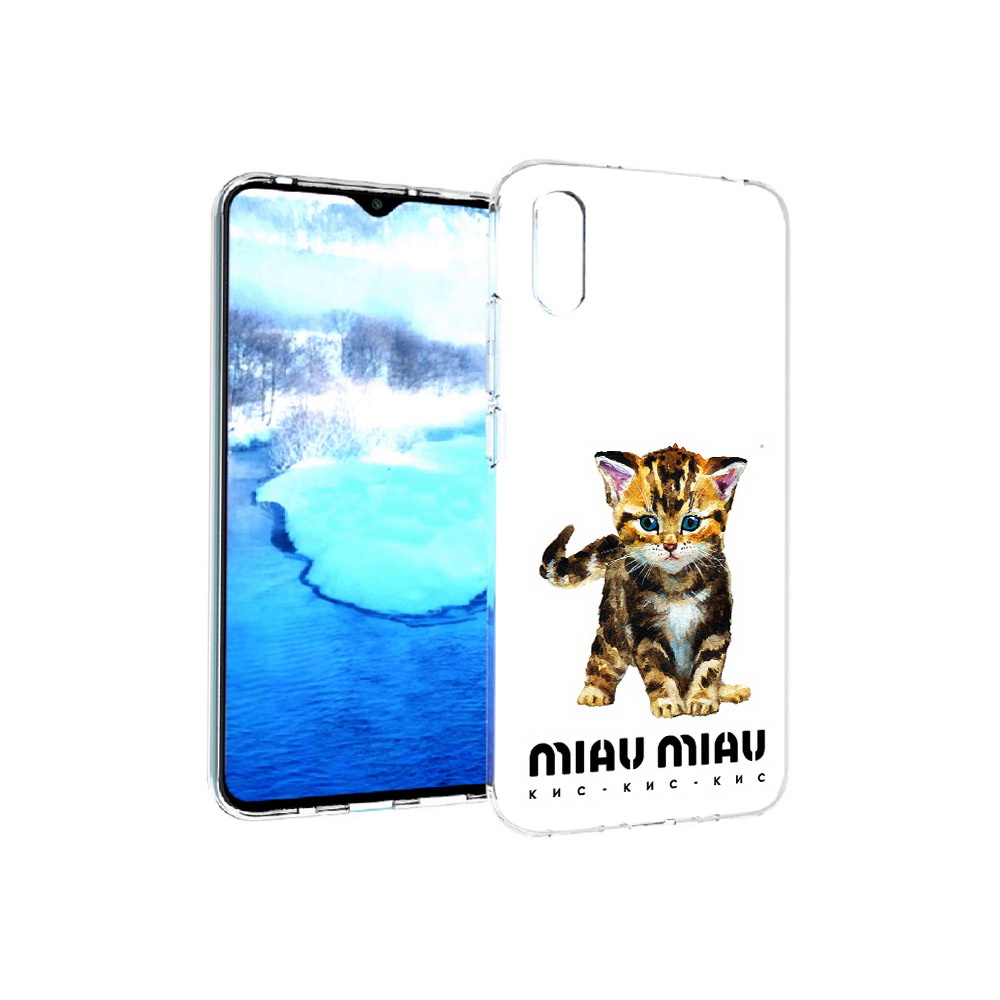 

Чехол MyPads Tocco для Xiaomi Redmi 9A Бренд miau miau (PT151022.270.34), Прозрачный, Tocco