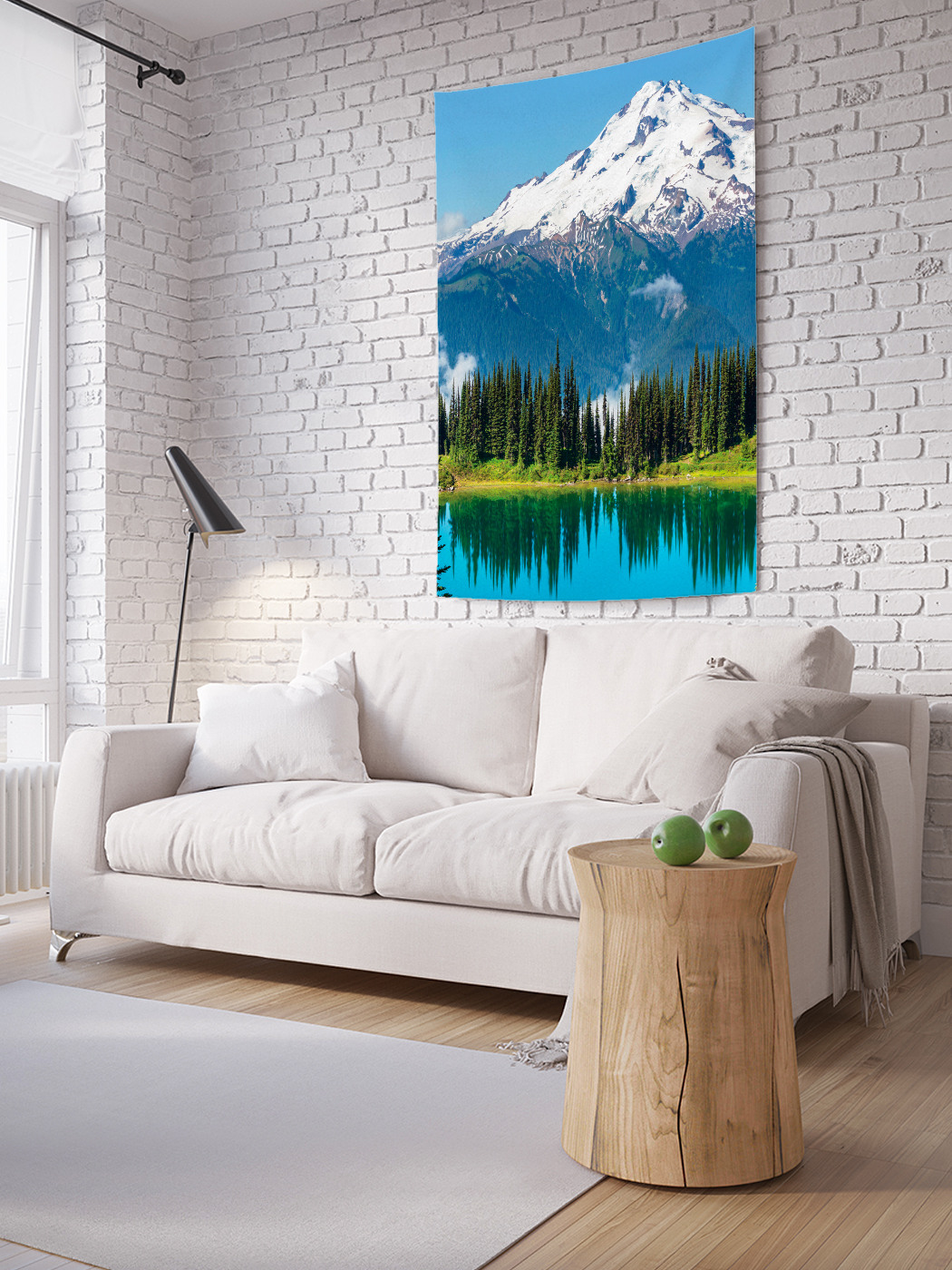 

Вертикальное фотопанно на стену JoyArty Горные ледники 150x200 см, Горные ледники