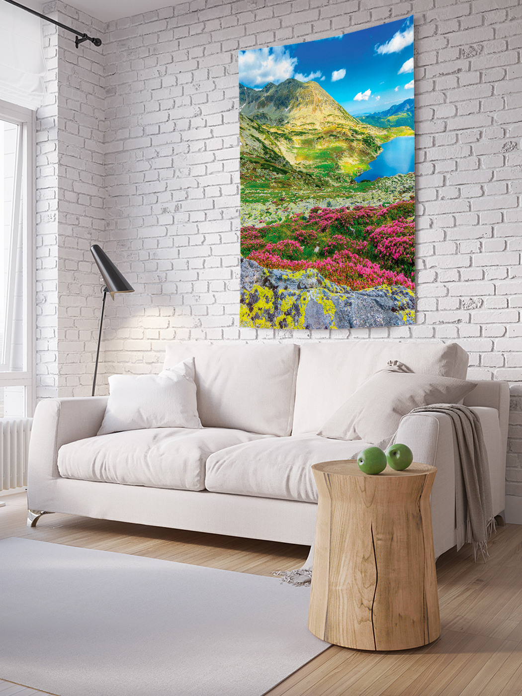 

Вертикальное фотопанно на стену JoyArty Горные цветы 150x200 см, Горные цветы