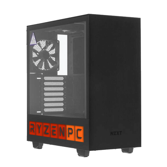 Настольный компьютер RyzenPC черный (3329549)