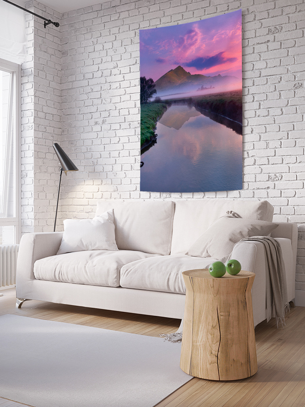 

Вертикальное фотопанно на стену JoyArty Спокойный ручей 150x200 см, Спокойный ручей
