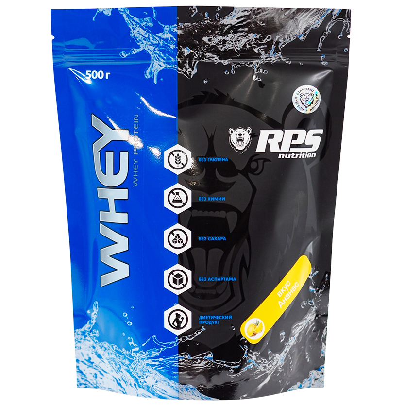 Сывороточный протеин RPS Nutrition Whey Protein - 500 г, ананас