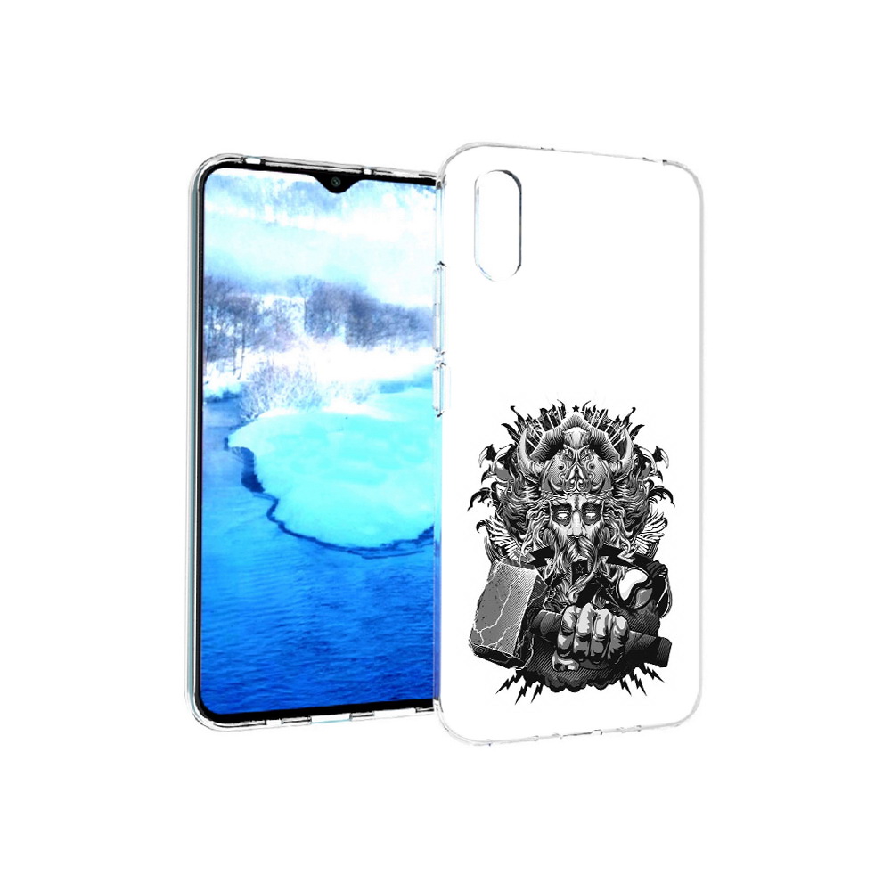 

Чехол MyPads Tocco для Xiaomi Redmi 9A злой тор (PT151022.270.363), Прозрачный, Tocco