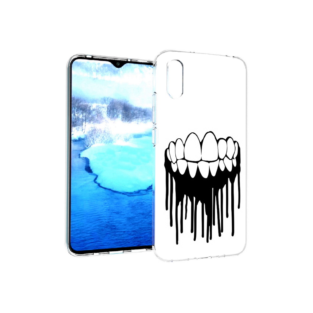 

Чехол MyPads Tocco для Xiaomi Redmi 9A зубы (PT151022.270.372), Прозрачный, Tocco