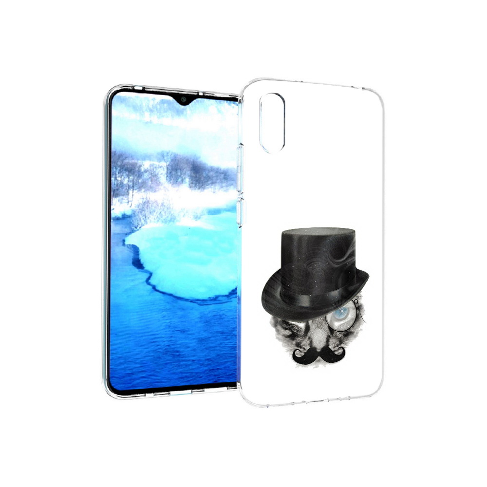 

Чехол MyPads Tocco для Xiaomi Redmi 9A интелегентный кот (PT151022.270.378), Прозрачный, Tocco