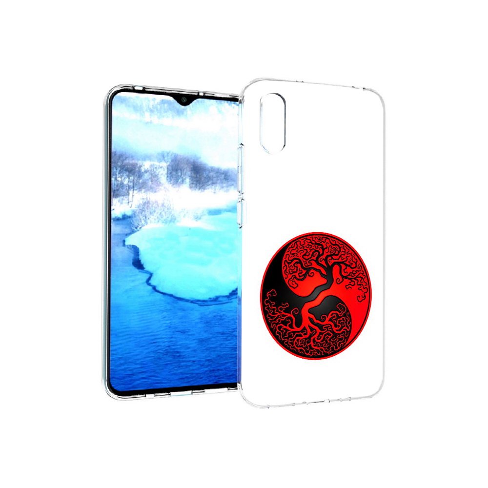 

Чехол MyPads Tocco для Xiaomi Redmi 9A инь янь дерево (PT151022.270.379), Прозрачный, Tocco