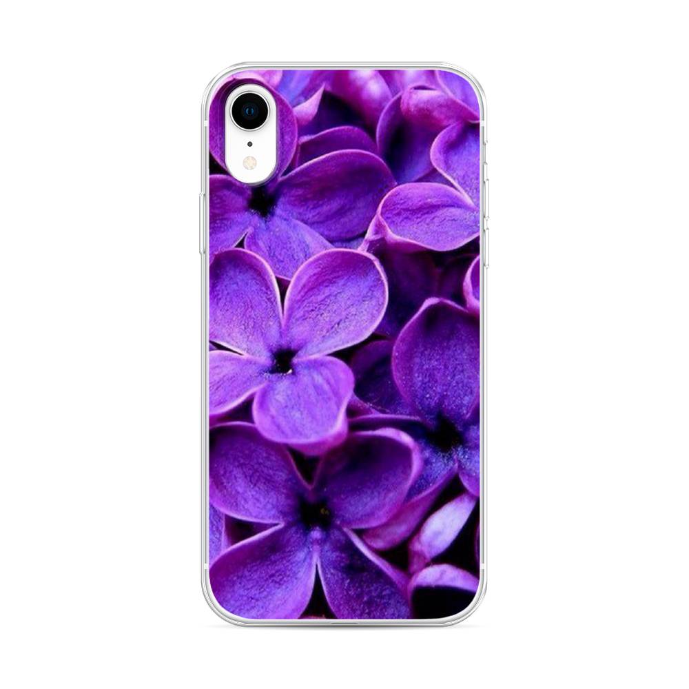 

Чехол Awog на Apple iPhone XR (10R) / Айфон XR (10R) "Сирень крупная", 12050-8