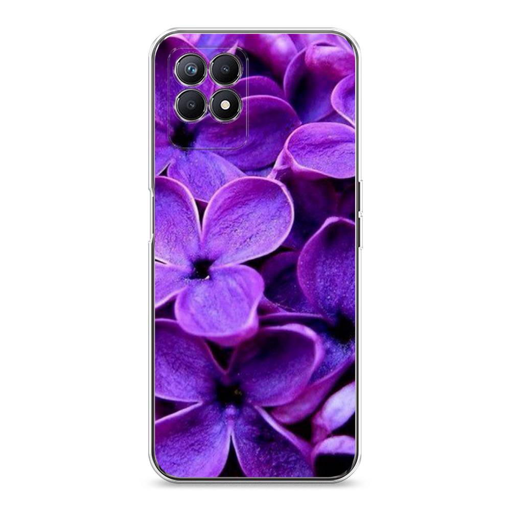 

Чехол Awog "Сирень крупная" для Realme 8i, 257350-8
