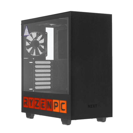 Настольный компьютер RyzenPC черный (3329609)