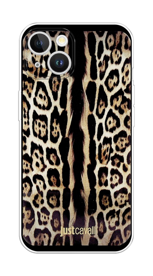

Чехол на Apple iPhone 15 Plus "Леопард кавалли", Черный;коричневый, 15650-1
