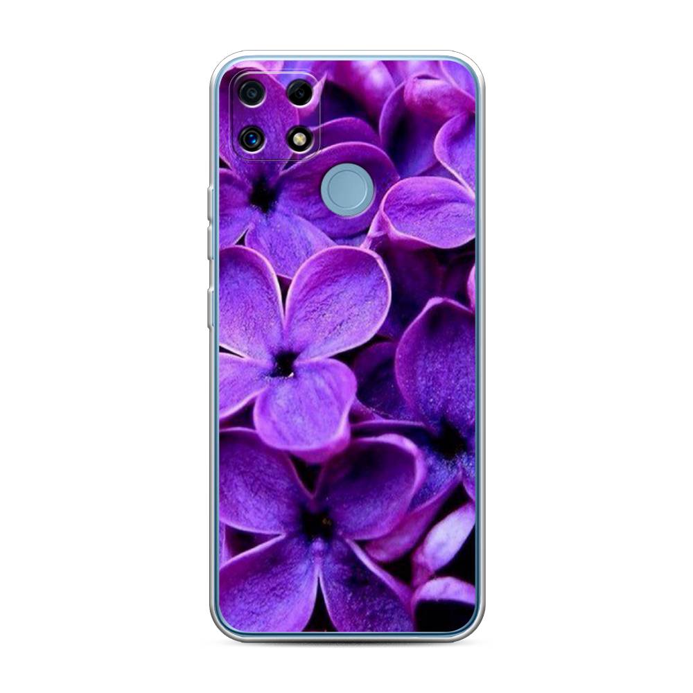 

Чехол Awog "Сирень крупная" для Realme C25, 256950-8