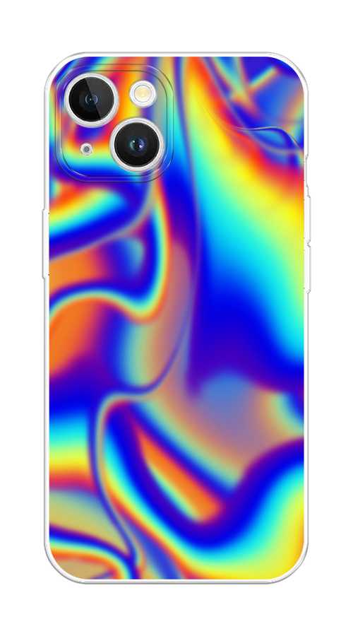 

Чехол на Apple iPhone 15 Plus "Яркая голограмма", Разноцветный, 15650-1