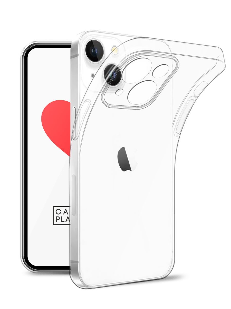 

Чехол на Apple iPhone 15 Plus / Айфон 15 Плюс прозрачный, 15650-1