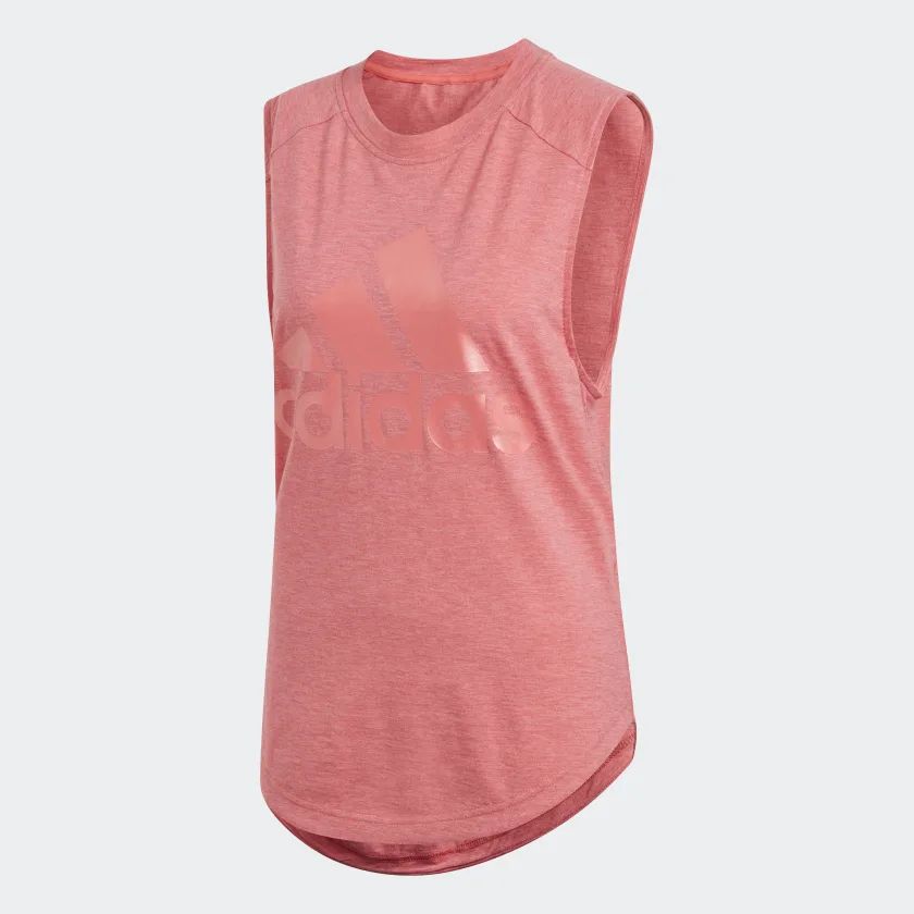 Майка женская Adidas ID Winners Muscle Tee DT9353 розовая 2XS 1102₽