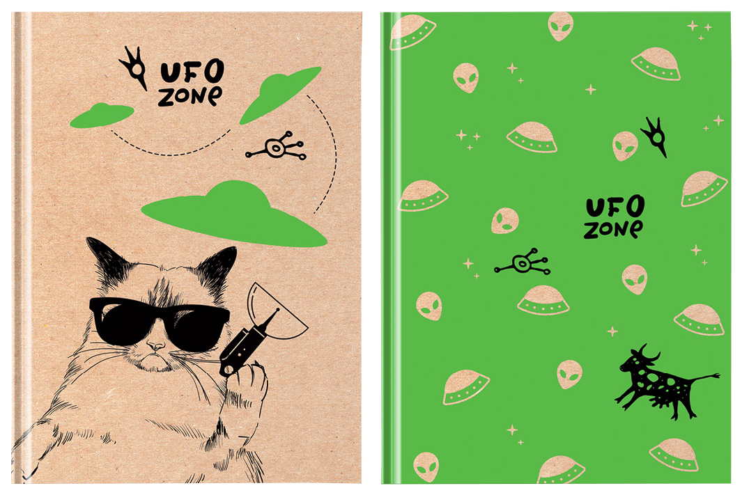 

Блокнот BG UFO zone 342437, А6, 80 листов, 895-770