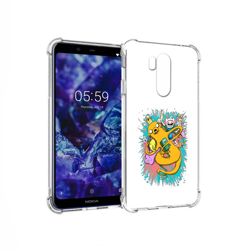

Чехол MyPads Tocco для Nokia X7 время приключений рисунок (PT123767.122.276), Прозрачный, Tocco