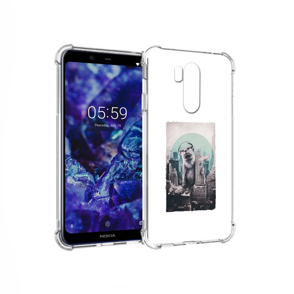 

Чехол MyPads Tocco для Nokia X7 выдра в городе (PT123767.122.283), Прозрачный, Tocco