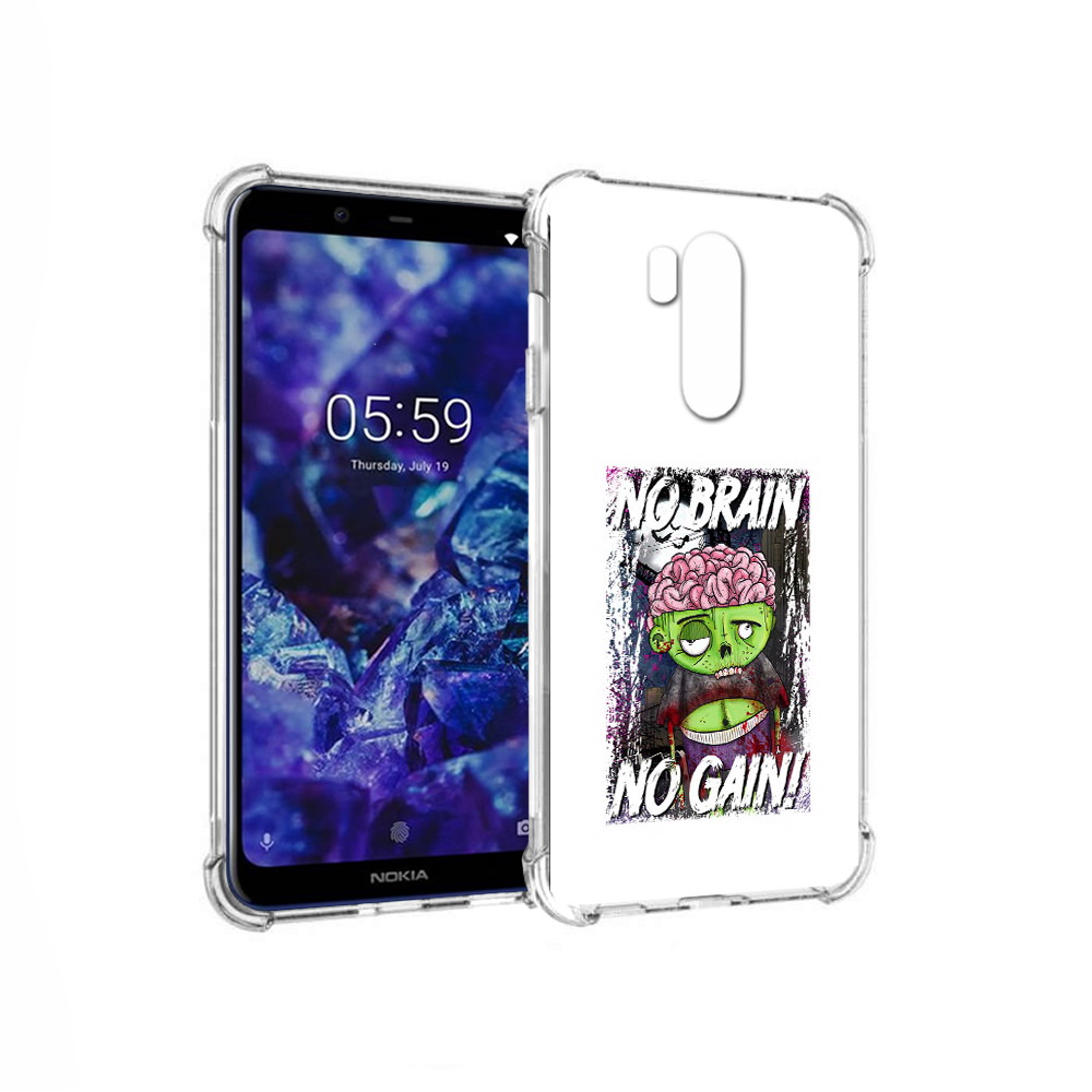 

Чехол MyPads Tocco для Nokia X7 глупый зомби (PT123767.122.289), Прозрачный, Tocco