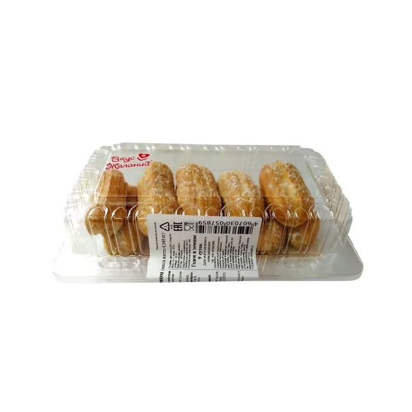 

Пирожное Вкус Желаний Профитроли с кремом 160 г