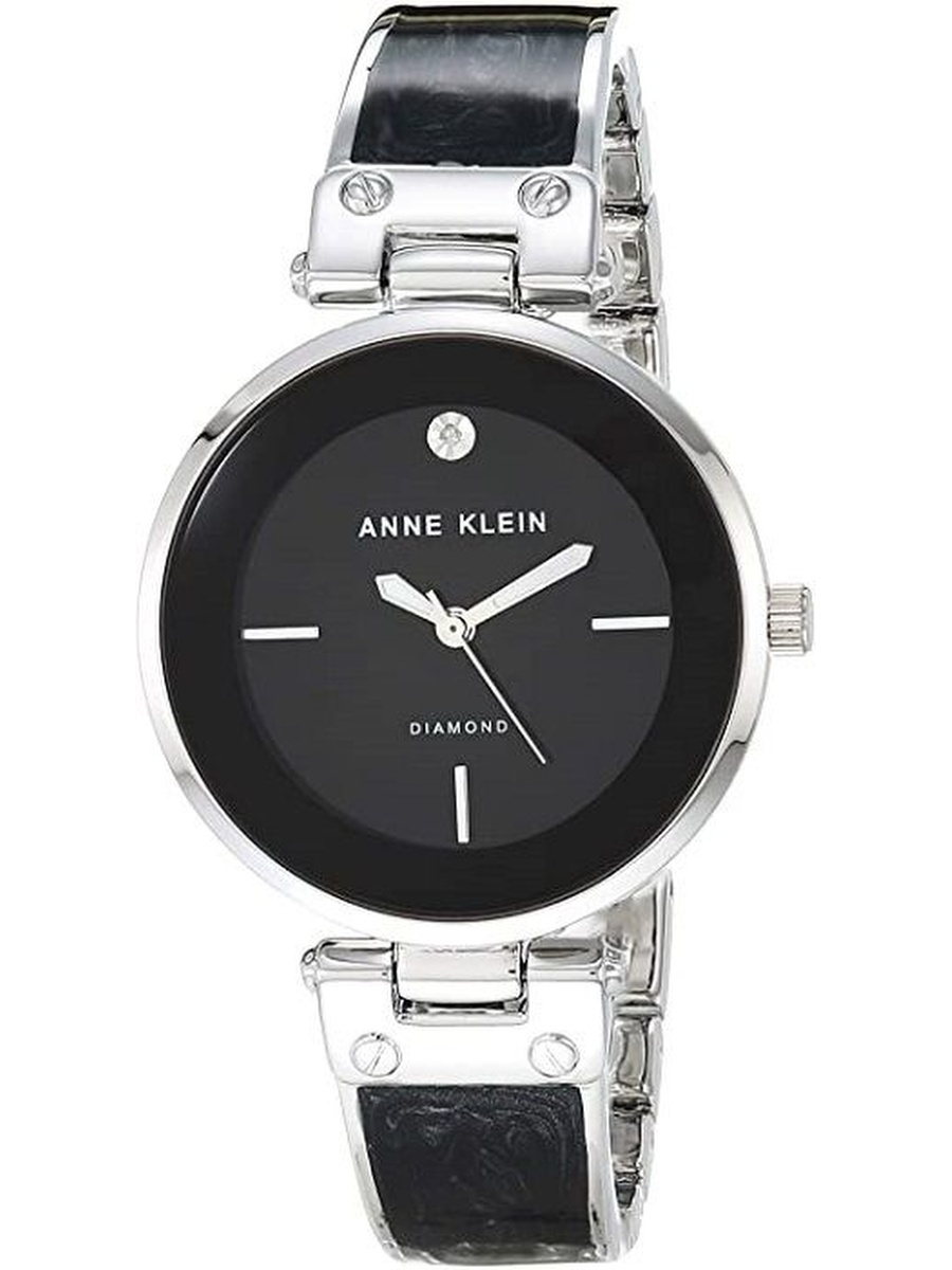 Наручные часы женские Anne Klein AK/2513BKSV серебристые/черные